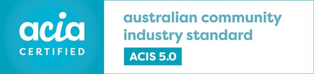 ACIA certified — Australian Community Industry Standard ACIS 5.0